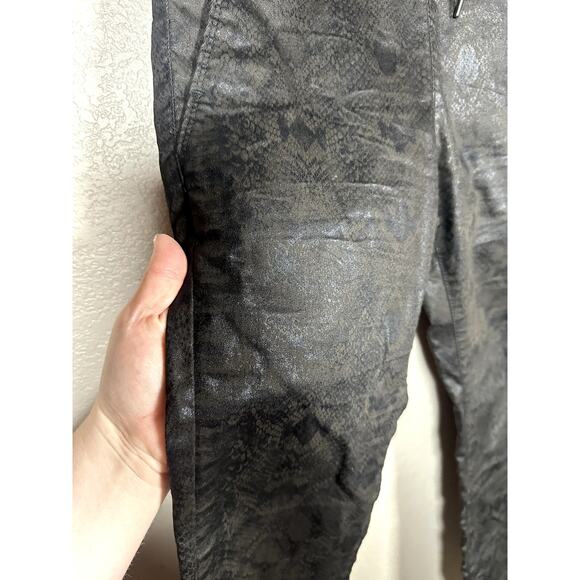 Bevy Flog Shely Drawstring Pants | Black Python SIze 25 - Picture 4 of 10